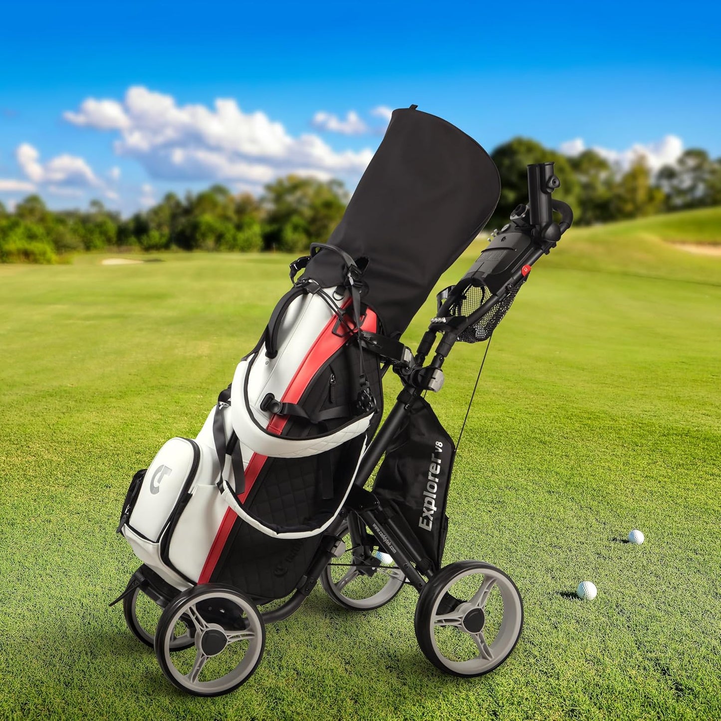 Explorer V8 Golf Push Cart - Caddytek