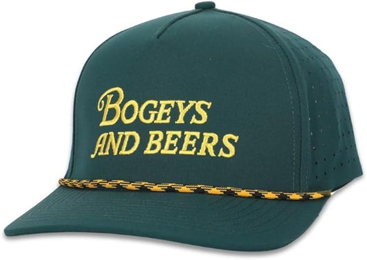 19th Hole Golf Bogeys and Beers Performance Golf Hat