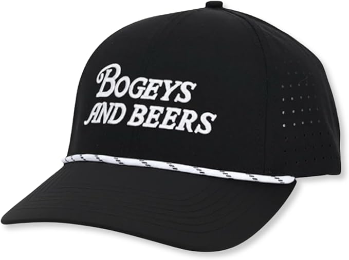 19th Hole Golf Bogeys and Beers Performance Golf Hat