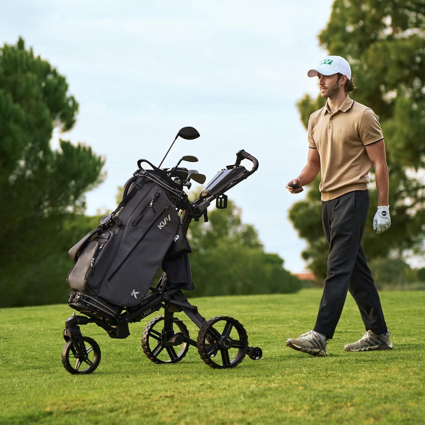 Electric Golf Push Cart with Remote Control - KVV