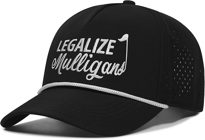 Golf Rope Hat for Men, Legalize Mulligans