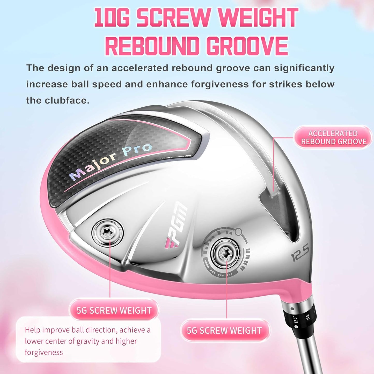 LIMITED EDITION - PGM Luxury Lady Complete Golf Set