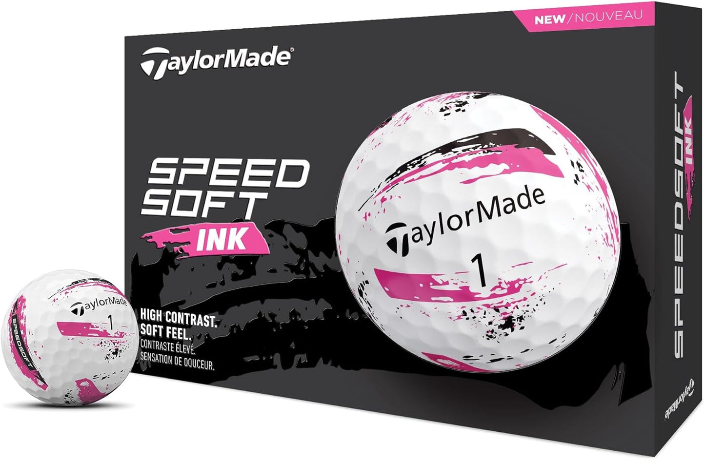 TaylorMade Speed-Soft Golf Balls (Ink Edition)