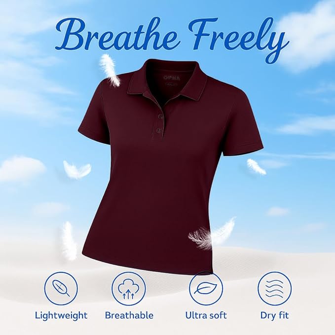 Women's Dry-Fit Golf Polo